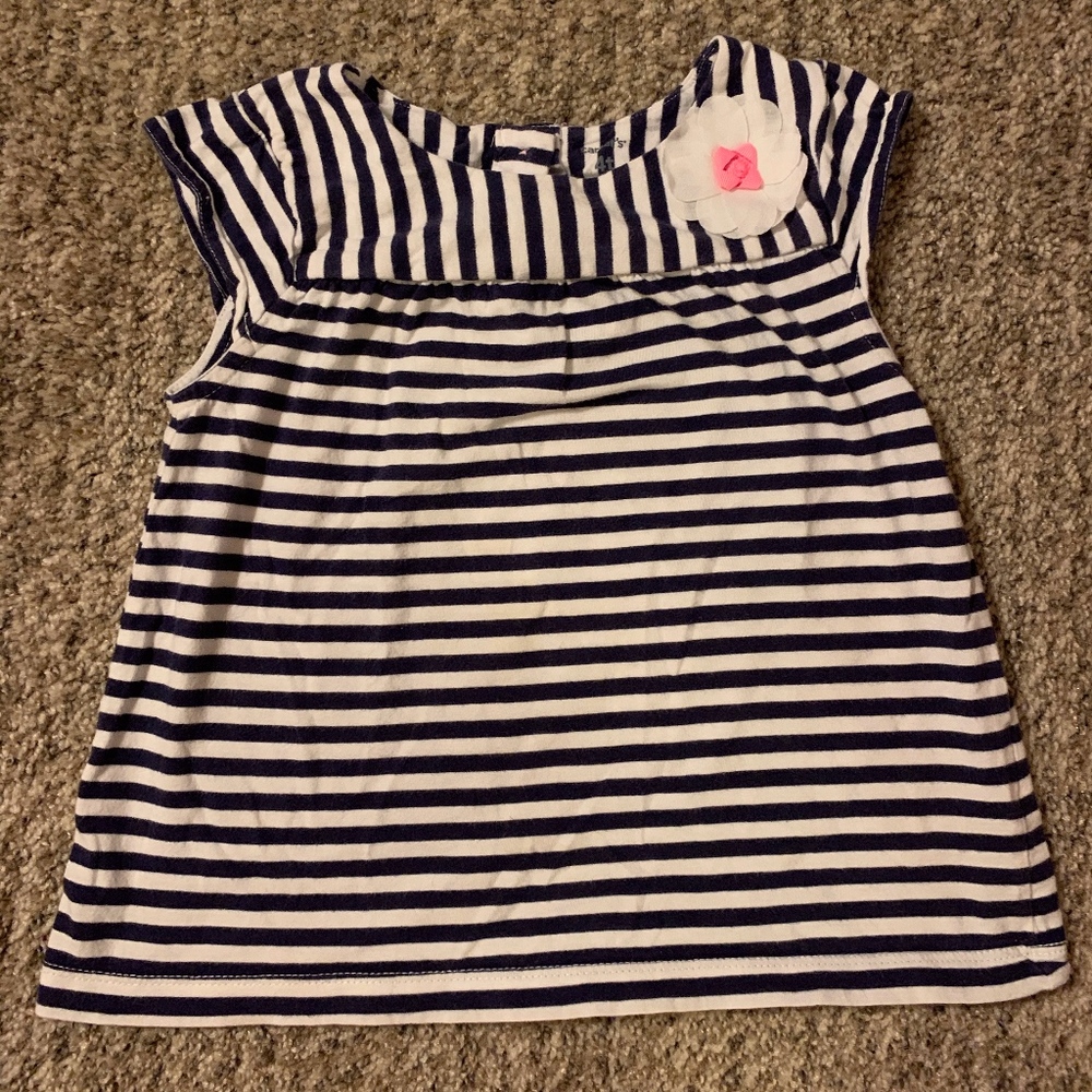 4T Girls Short Sleeve Shirt